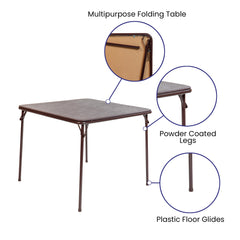 Foldable Card Table – Portable&Durable Table