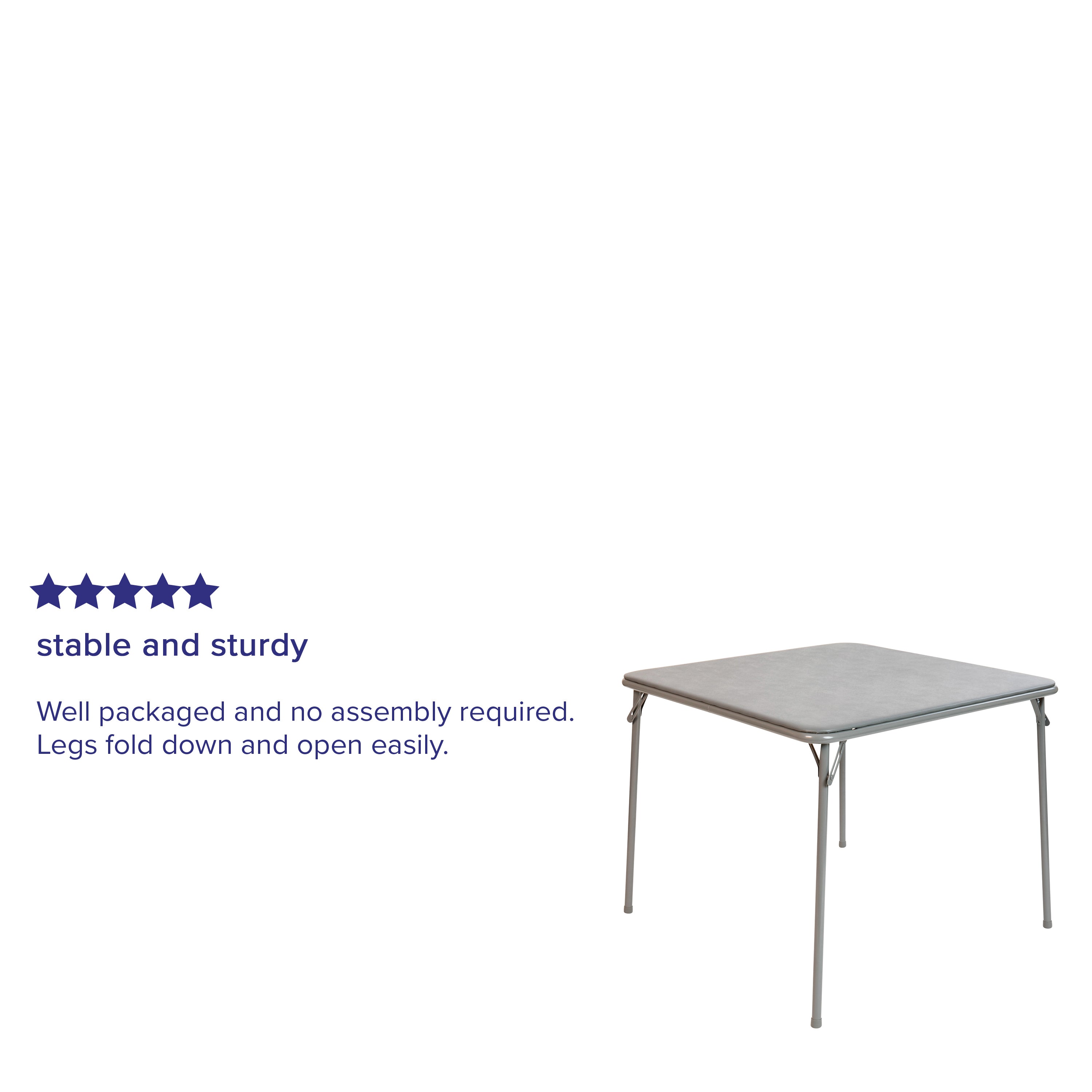 Foldable Card Table – Portable&Durable Table