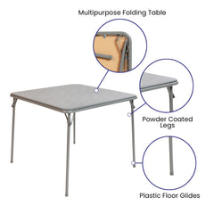 Foldable Card Table – Portable&Durable Table