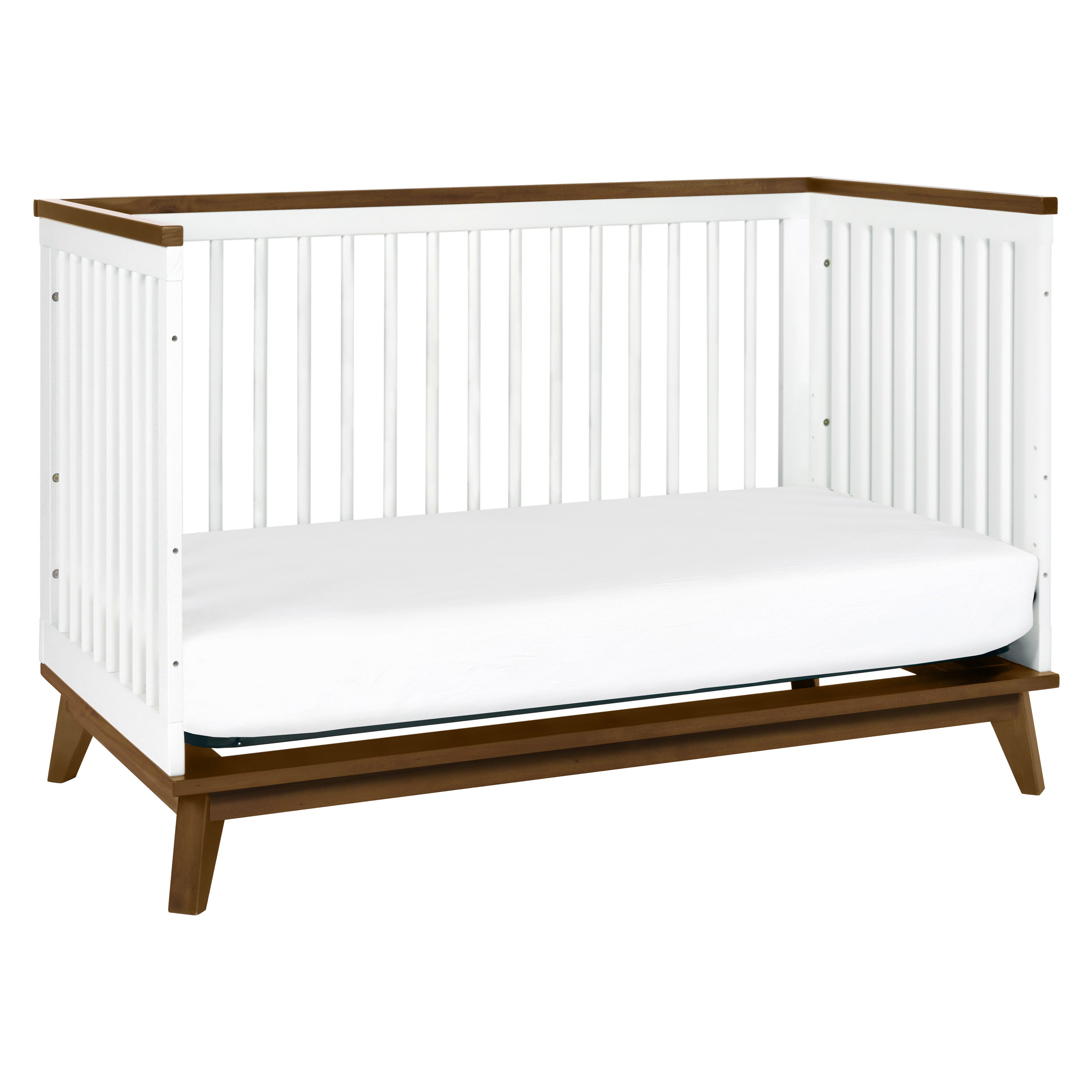 3-in-1 Convertible Crib with Toddler Bed Conversion Kit