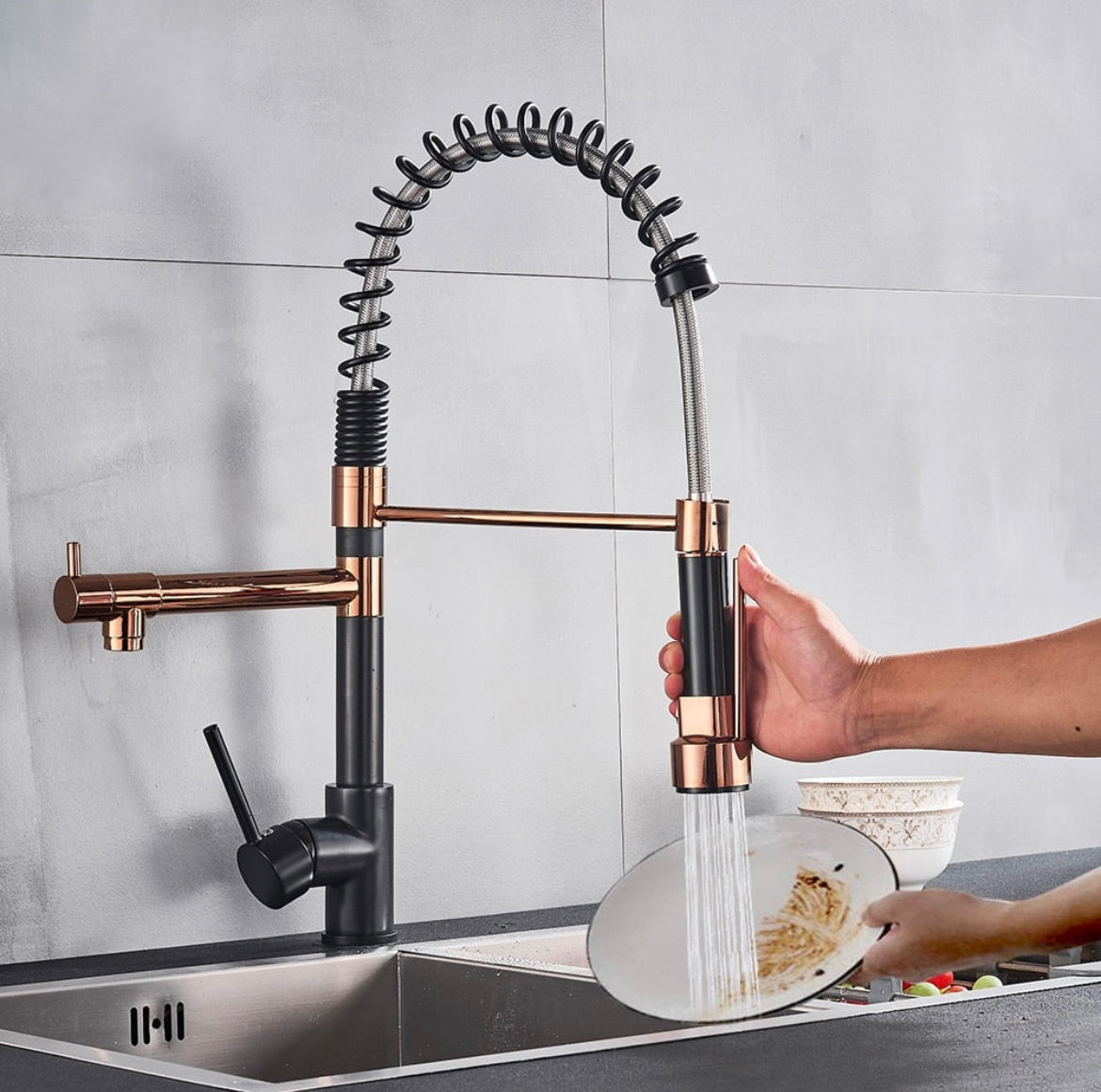 Rozin 3-in-1 Kitchen Faucet – Multi-Functional Durable