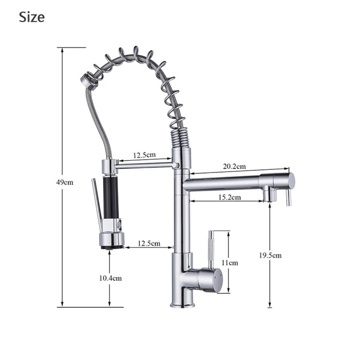 Rozin 3-in-1 Kitchen Faucet – Multi-Functional Durable