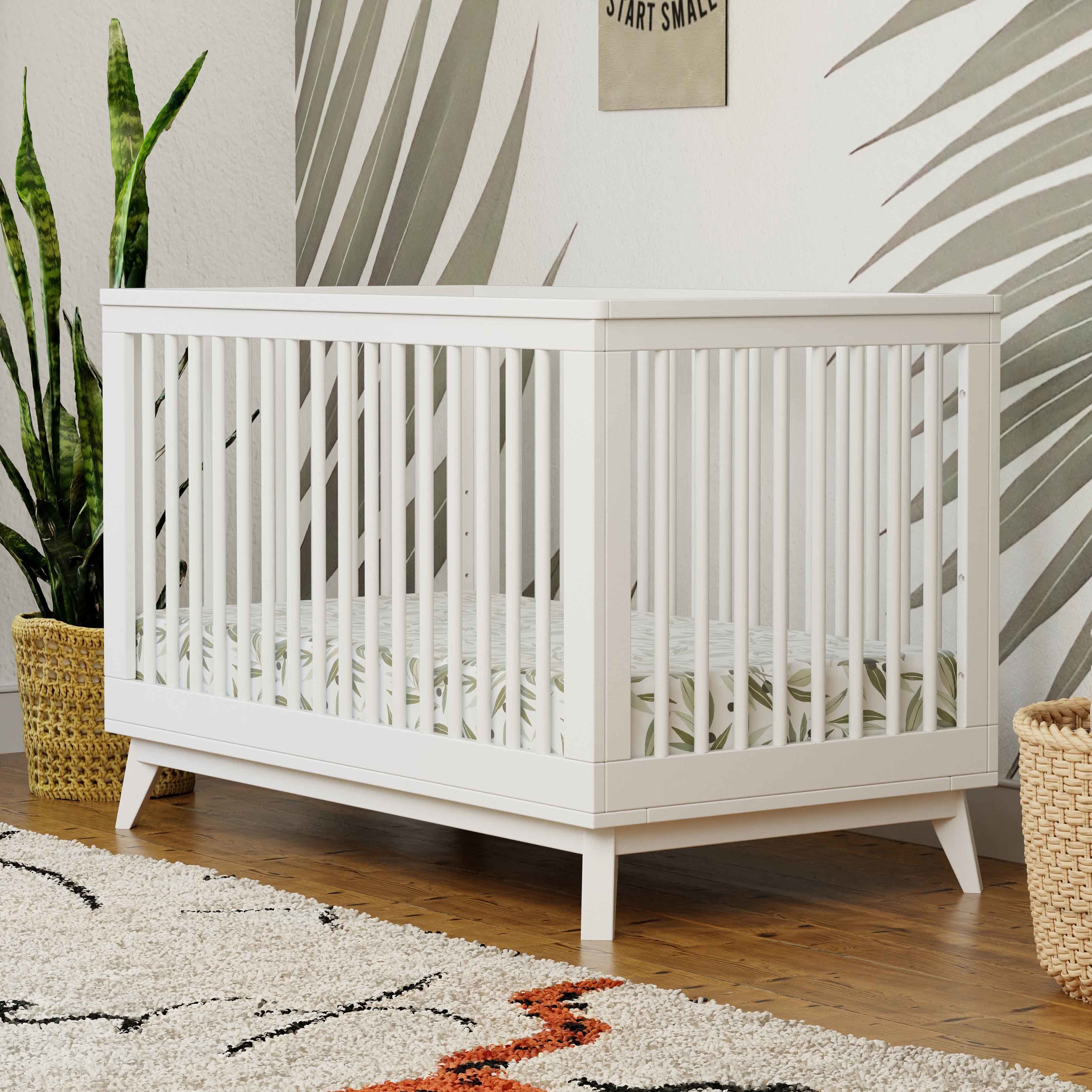 3-in-1 Convertible Crib with Toddler Bed Conversion Kit