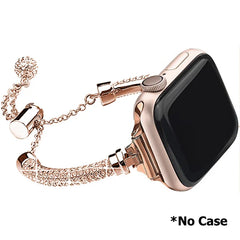 Elegant Rhinestone Bracelet and Case for Apple Watch