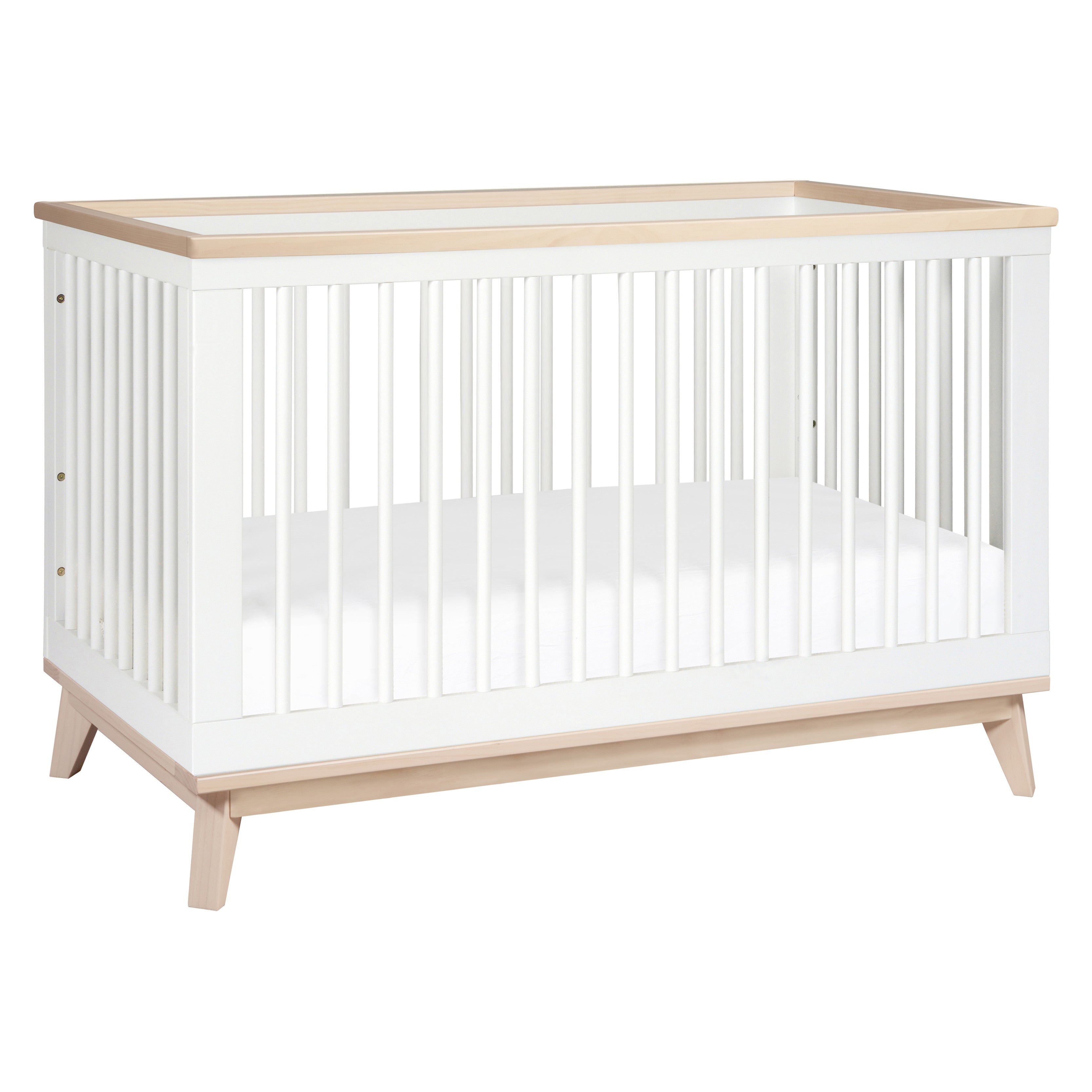 3-in-1 Convertible Crib with Toddler Bed Conversion Kit